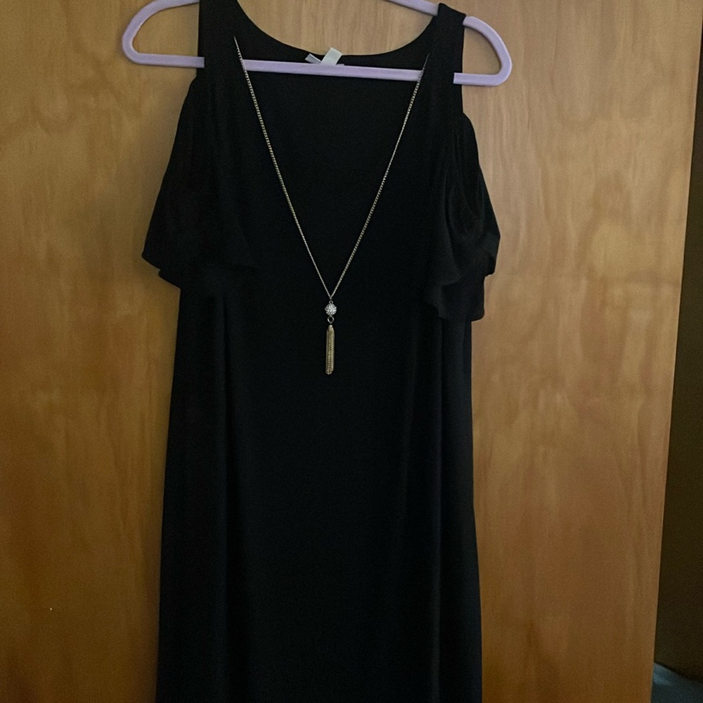 COLD SHOULDER LBD